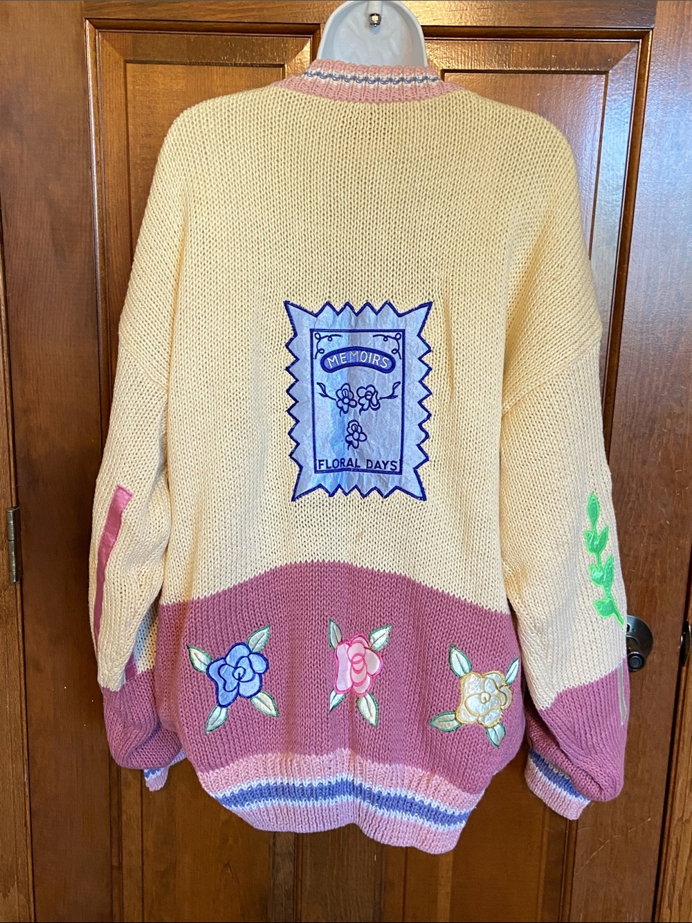 Absolutely No! Jeans Vintage Cardigan Embroidered Grandma Core Sweater OS - Picture 2 of 14